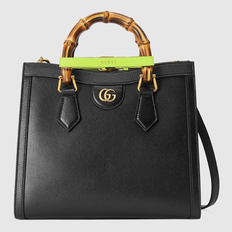 Gucci Diana Small Tote Bag Shoulder Bag 660195 Black